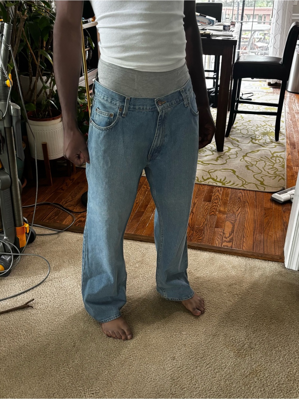 Arizona Jean Company Men's Relaxed Light Blue Jeans
